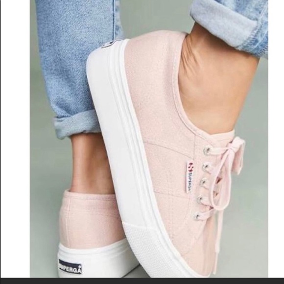 superga pink shoes